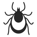 Tick insect vector icon