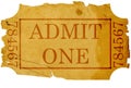 Ticket admit one