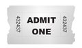 Ticket Admit One Gradient