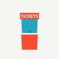 Ticket box office icon Royalty Free Stock Photo