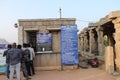Ticket counter at Vijaya Vitthala temple at Hampi, Karnataka - archaeological site in India - India tourism