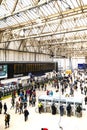 View of Waterloo International Station, London, England