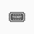 Ticket icon, bill, badge, coupon, card