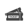 Ticket icon Royalty Free Stock Photo