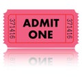 Ticket Illustration Royalty Free Stock Photo
