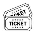 Ticket linear icon