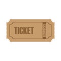 Ticket logo icon design template vector illustration Royalty Free Stock Photo