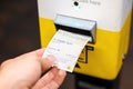 Ticket machine in the Berlin underground, Germany Royalty Free Stock Photo