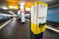 Ticket machine in the Berlin underground, Germany Royalty Free Stock Photo