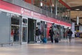 Ticket office and customer support in the central train station