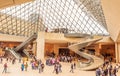 Ticket office inside the Louvre Museum. Paris Royalty Free Stock Photo