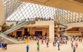 Ticket office inside the Louvre Museum. Paris Royalty Free Stock Photo