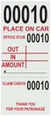 Ticket for parking permits