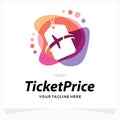 Ticket Price Logo Template Design Template