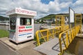 Ticket shop for tourists who want to make a cruise over river Moselle