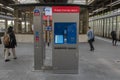 Ticket Tram Bus Metro Vending Machine At The Amstel Station At Amsterdam The Netherlands 25-9-2020 Royalty Free Stock Photo