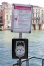 Ticket validation Actv Venice