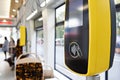 Ticket validator in city tram Royalty Free Stock Photo