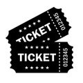 Ticket vector icon Royalty Free Stock Photo