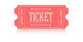 Ticket. Vector illustration for websites, applications, cinemas, clubs, mass events and creative design
