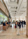 Ticketing hall of Santa Apolonia Train Station, Lisbon, Portugal Royalty Free Stock Photo