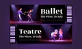 Tickets for ballet dance and kids theater show