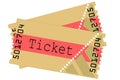 Tickets, illustration Royalty Free Stock Photo