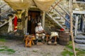 Reenactor at the historic Fort Ticonderoga in Upstate New York