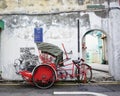 Ticycle on street in Penang, Malaysia