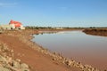 Tidal bore at Moncton, New Brunswick, Canada