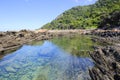 Tidal pool along the Otter Hiking Trail Royalty Free Stock Photo