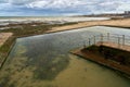 Tidal pool in St Mildreds Bay in Westgate on Sea, Thanet, Kent, UK