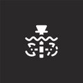 tidal power icon. Filled tidal power icon for website design and mobile, app development. tidal power icon from filled renewable