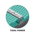 Tidal Power, Renewable Energy Sources - Part 6 Royalty Free Stock Photo