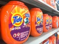 Tide detergent on the shelves
