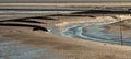 Tideway during low Tide in Wattenmeer National Park,North Sea,Germany