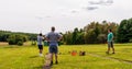 Tidioute, Pennsylvania, USA 8/30/2019 Shooting trap at the Bucktails Gun Club