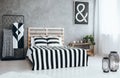 Tidy stylish bedroom Royalty Free Stock Photo