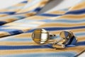 Tie, belt and cufflinks
