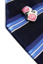 Tie and cufflinks