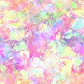 Tie Dye Abstract Blot Print in Colour Burst Royalty Free Stock Photo