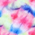 Tie Dye Backdrop. Trendy Watercolor Dirty Art. Endless Aquarelle Pattern. Watercolor Seamless Background. Magic Acrylic Royalty Free Stock Photo