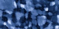 Tie Dye Batik Indigo. Sky Watercolor Blots.