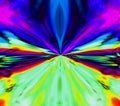 Tie dye abstract acid rainbow background.Canvas print