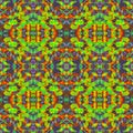 Tie-dye bold colors square seamless pattern