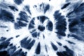 Tie dye circle shibori indigo blue navy white watercolour abstract background