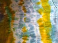 Tie dye cotton blue yellow white hippy