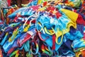 Tie dye items Royalty Free Stock Photo