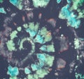 Tie Dye Pattern. Blue Batik Fabric. Water Royalty Free Stock Photo