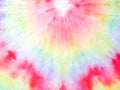 Tie Dye Pattern. Floral Watercolor Dirty Art. Tie Dye Spiral Pattern. Rainbow Circular Pattern. Bohemian Art. Beautiful Hand Drawn